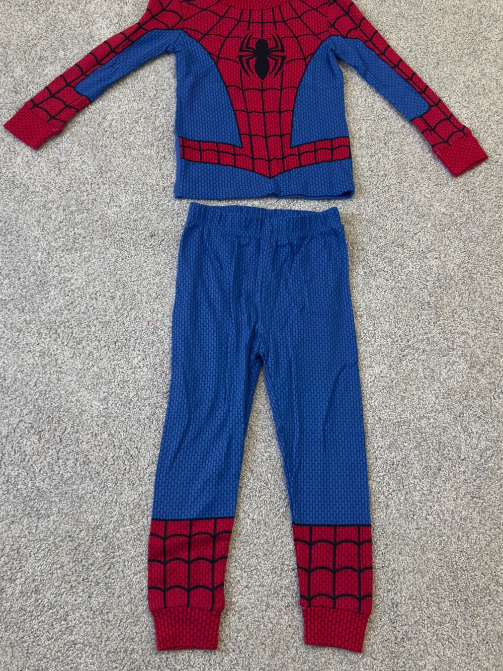 Disney Red and Blue Spider-Man Inspired Kids Pajama Set